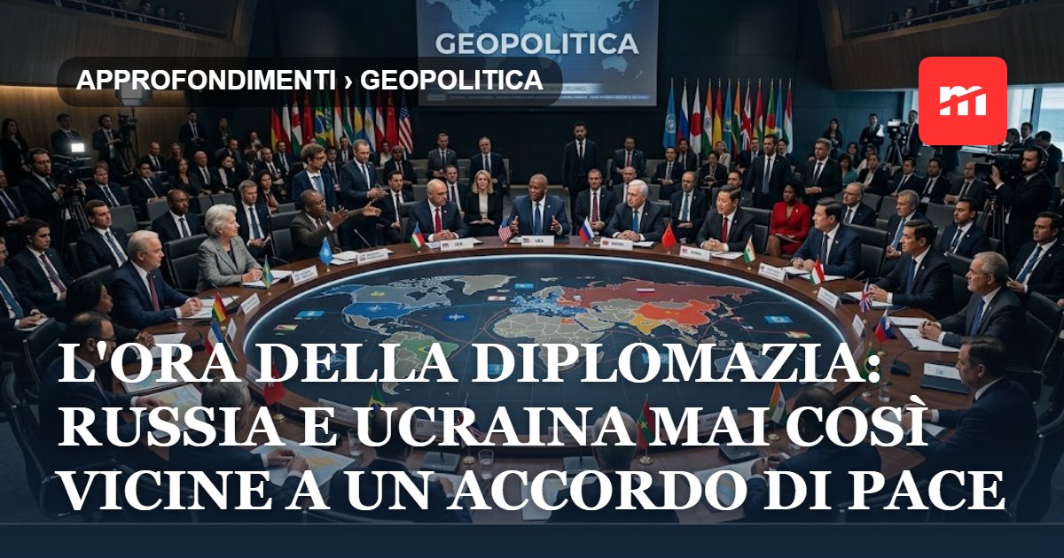 L'ora della diplomazia: Russia e Ucraina mai così vicine a un accordo di pace