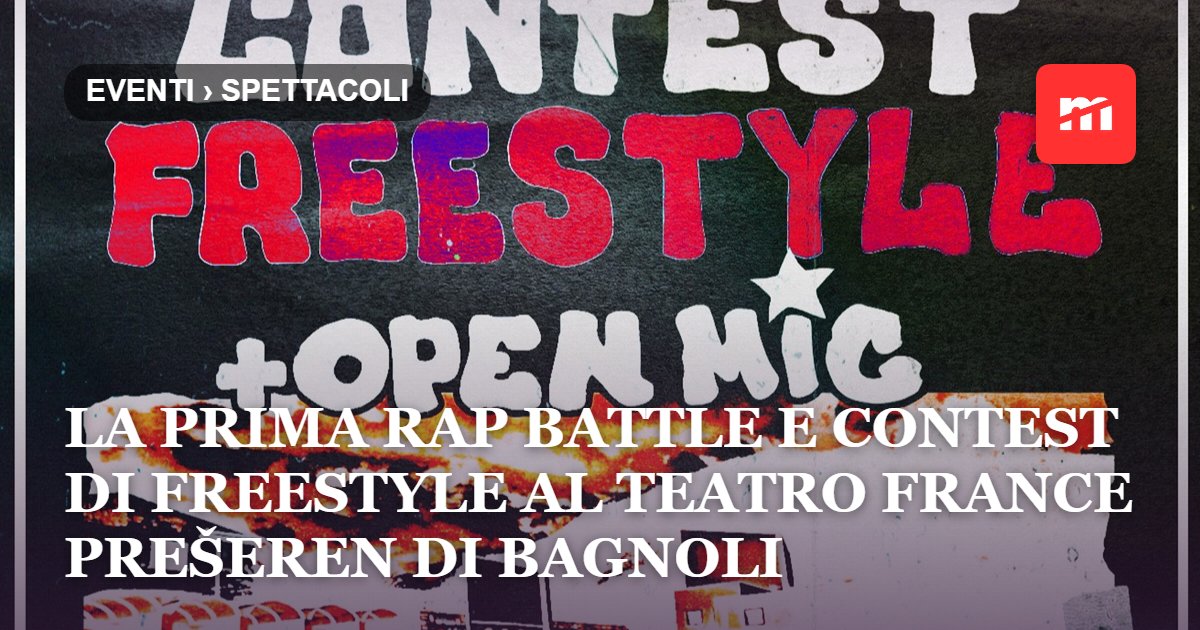 La prima rap battle e contest di freestyle infiamma il Teatro France ...